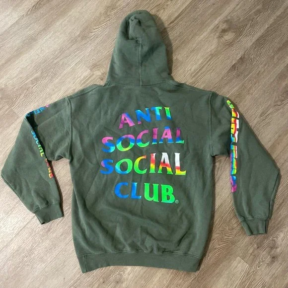 Undefeated anti social social club hoodie collab